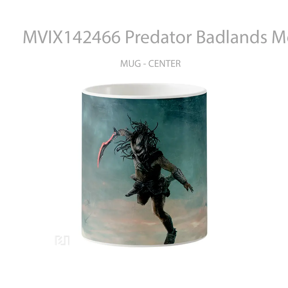 Mug Predator Badlands Movie Poster Gelas Keramik Unik
