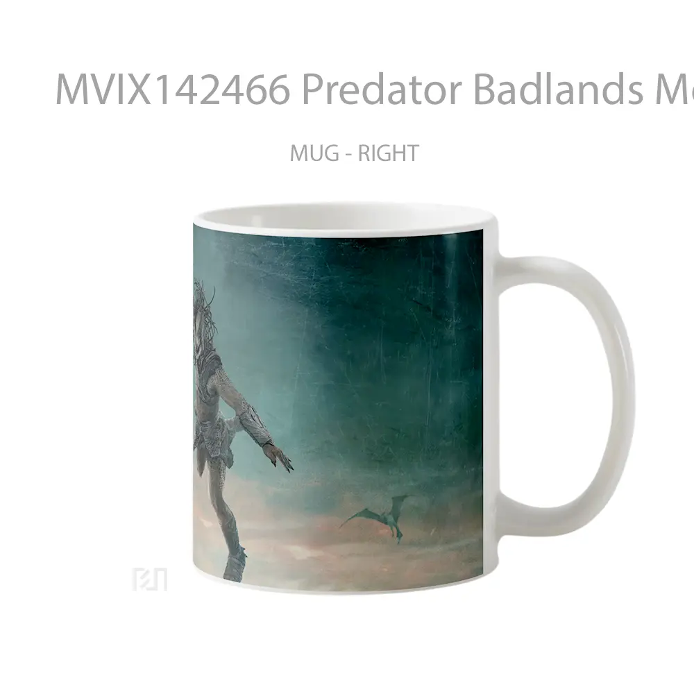 Mug Predator Badlands Movie Poster Gelas Keramik Unik - All-side / Desain