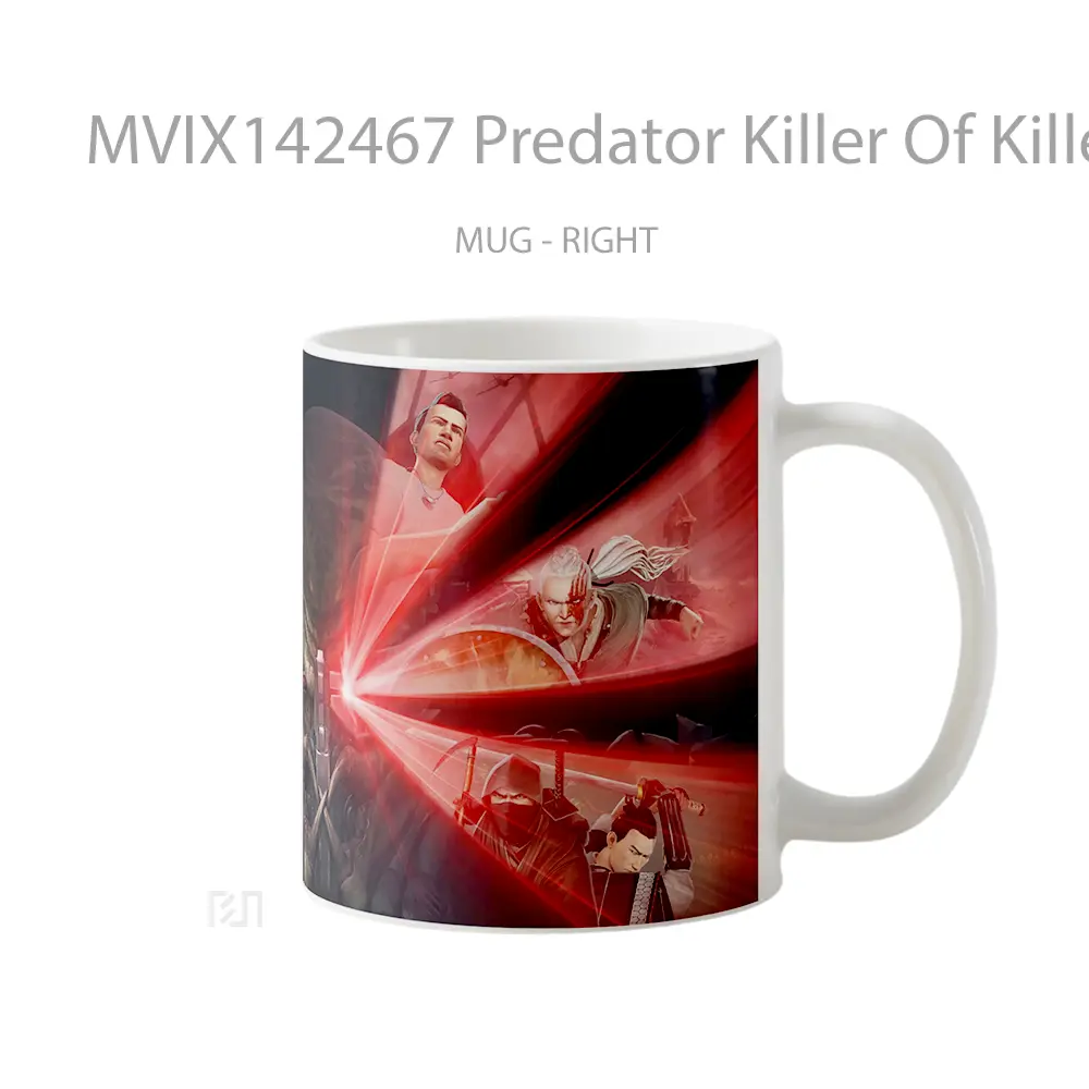 Mug Predator Killer Of Killers Gelas Keramik Unik - All-side / Desain