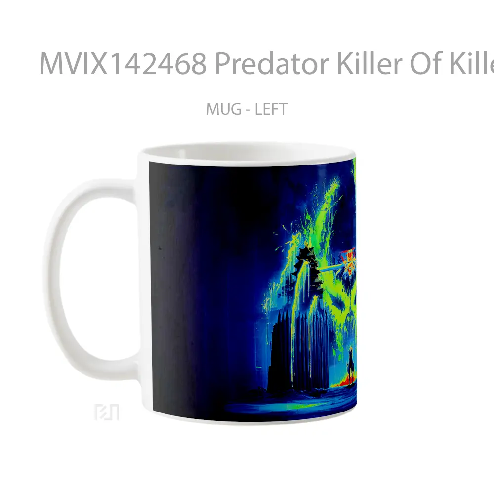 Mug Predator Killer Of Killers Movie Gelas Keramik Unik - All-side / Desain