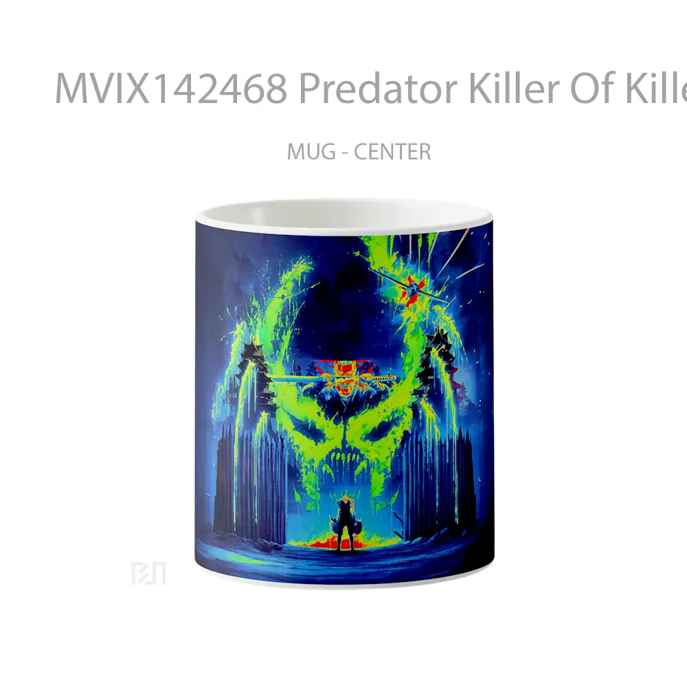 Mug Predator Killer Of Killers Movie Gelas Keramik Unik