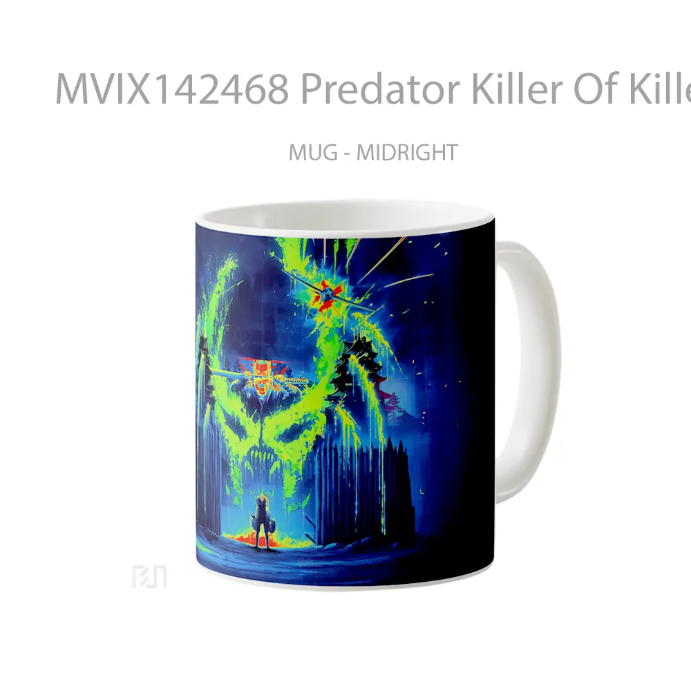 Mug Predator Killer Of Killers Movie Gelas Keramik Unik - All-side / Desain