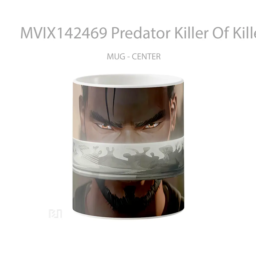 Mug Predator Killer Of Killers Samurai Katana Gelas Keramik Unik