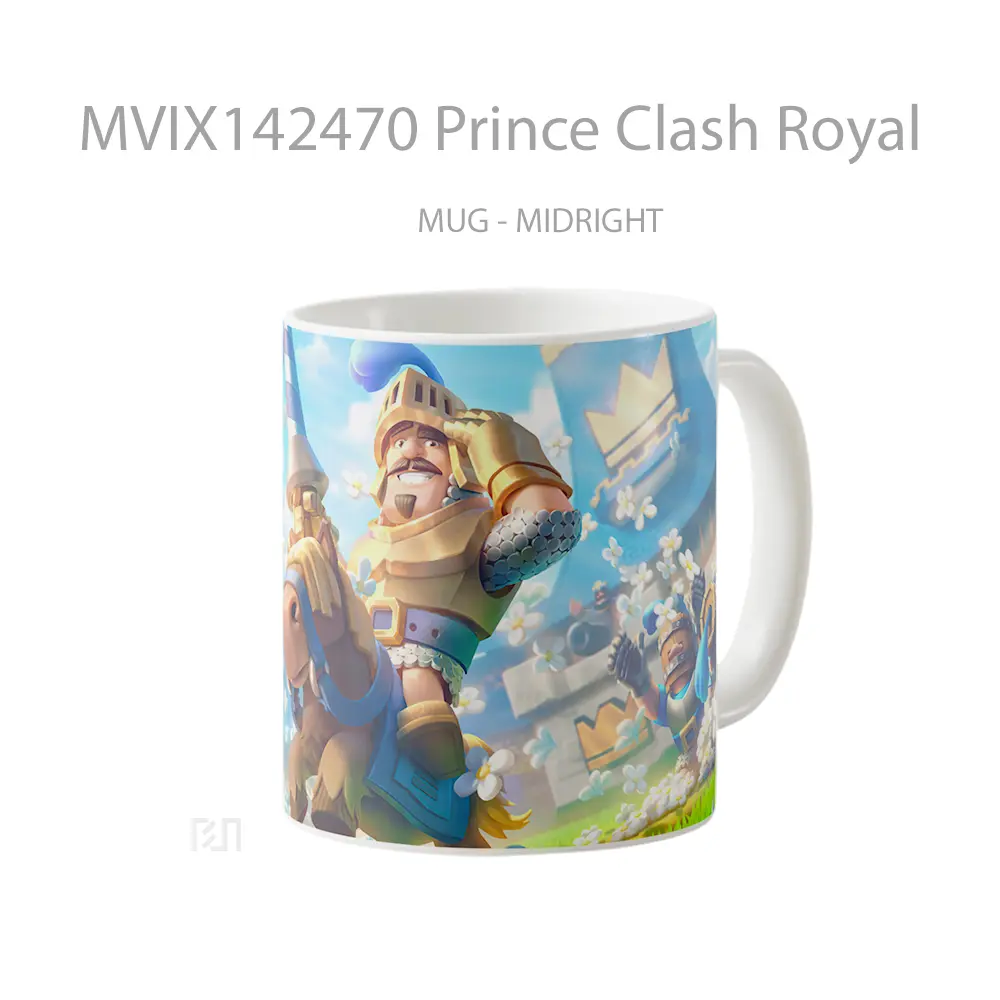 Mug Prince Clash Royal Gelas Keramik Unik - All-side / Desain
