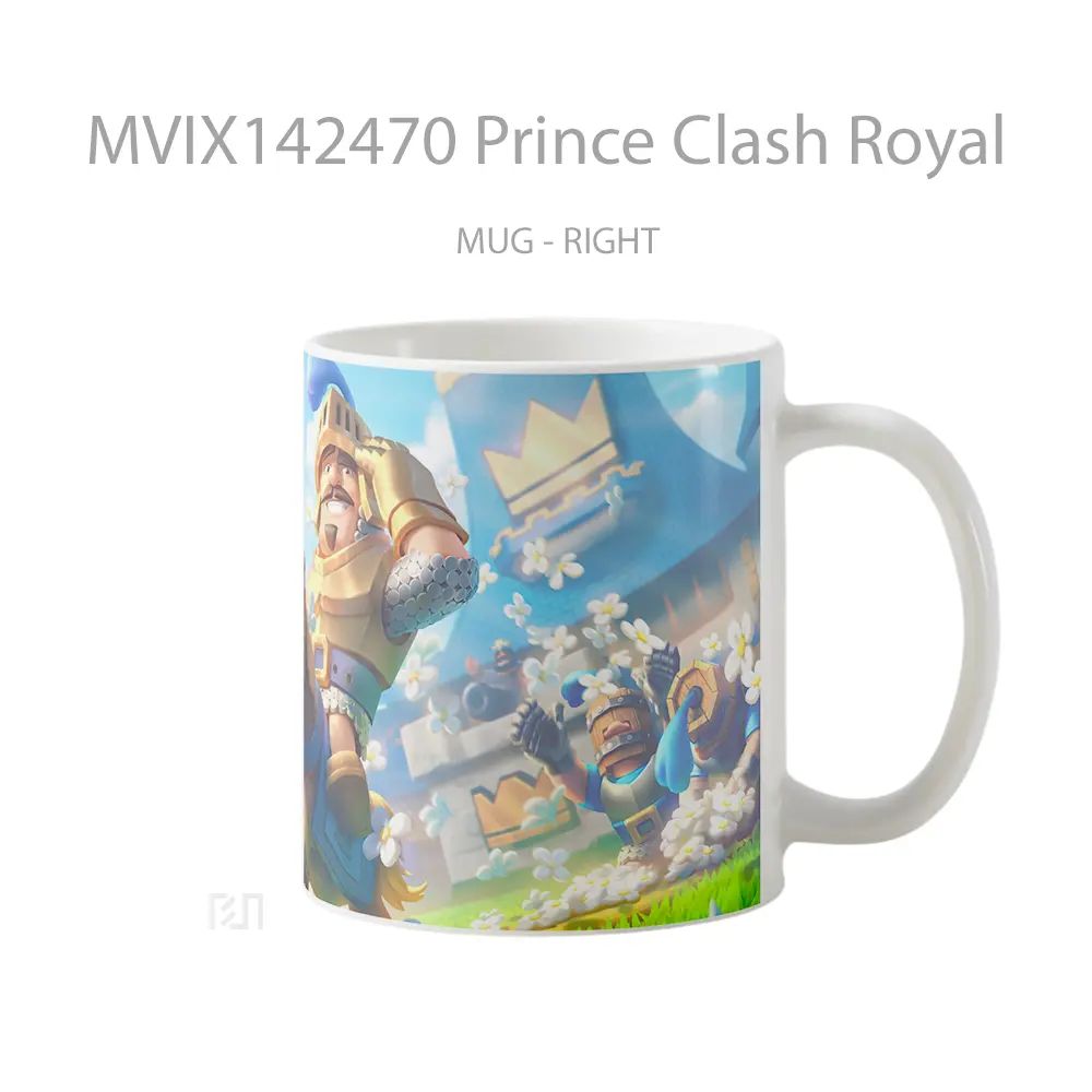Mug Prince Clash Royal Gelas Keramik Unik - All-side / Desain
