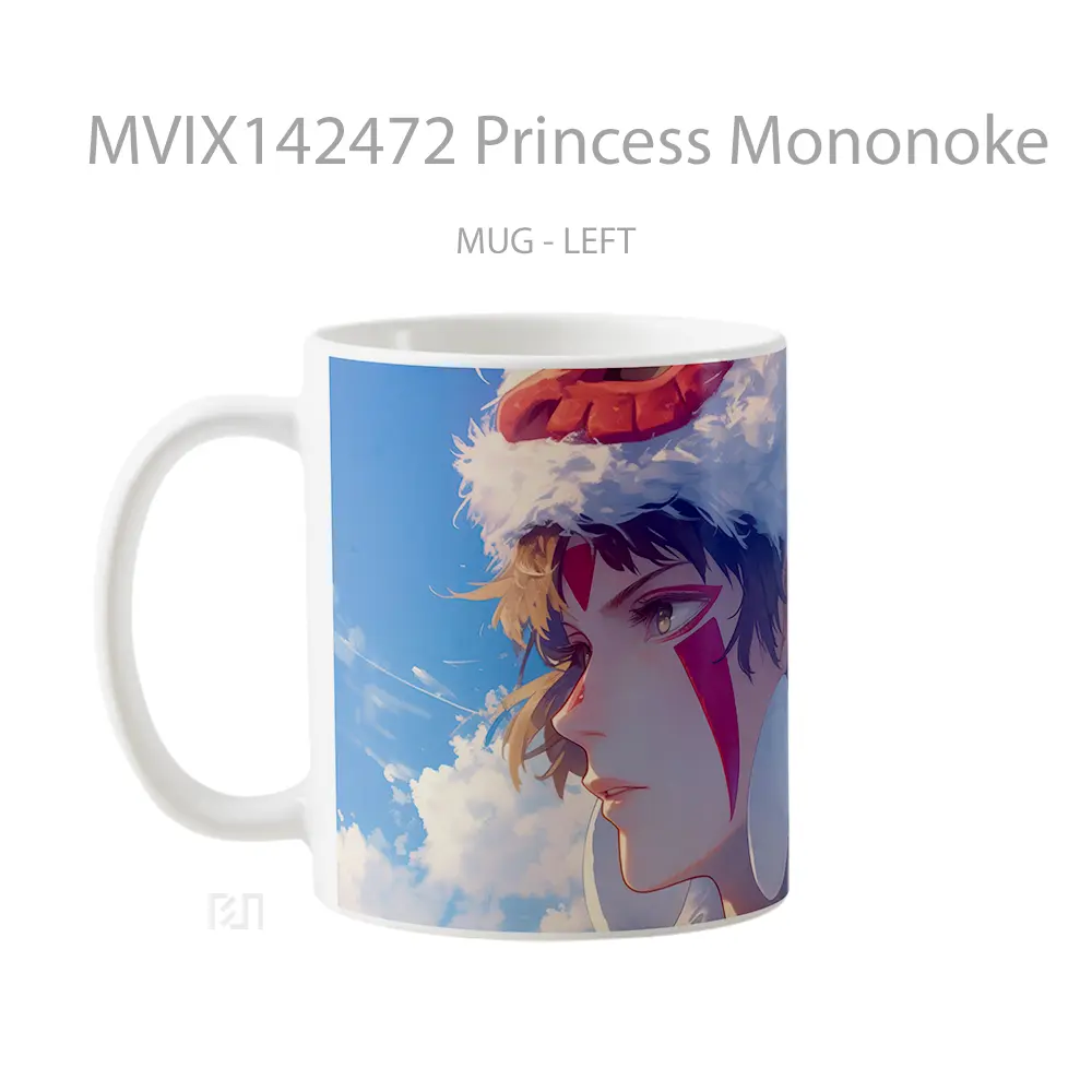 Mug Princess Mononoke Gelas Keramik Unik - All-side / Desain
