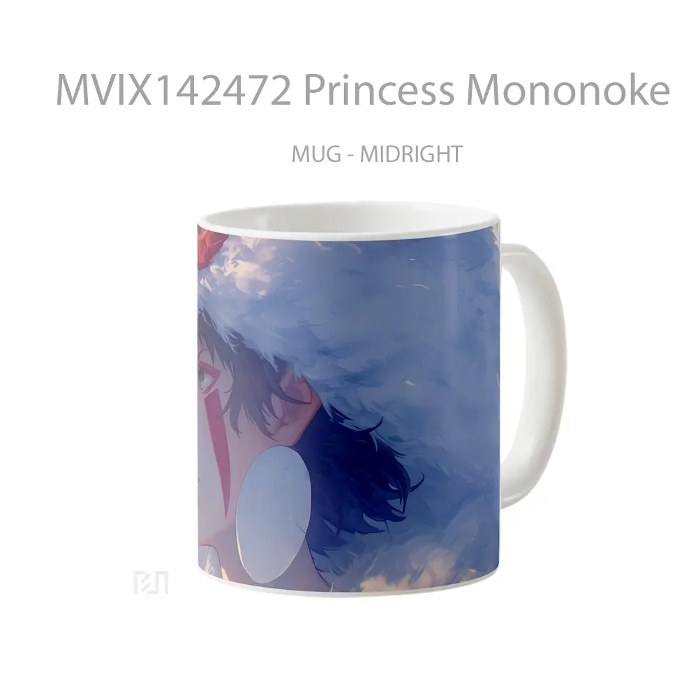 Mug Princess Mononoke Gelas Keramik Unik - All-side / Desain