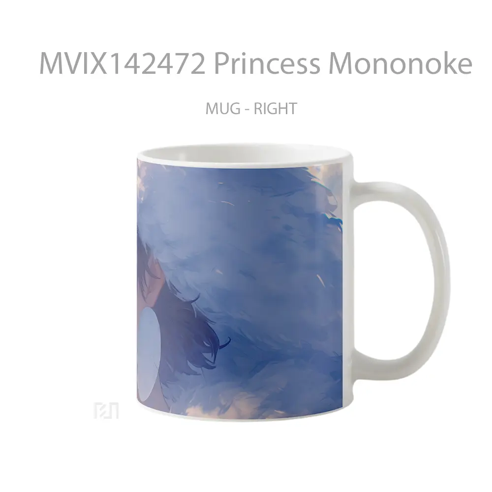 Mug Princess Mononoke Gelas Keramik Unik - All-side / Desain