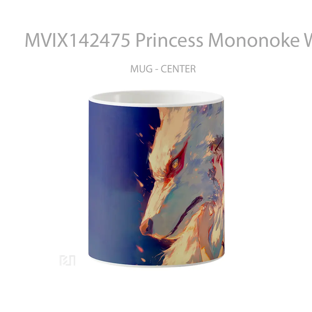 Mug Princess Mononoke Wo Gelas Keramik Unik