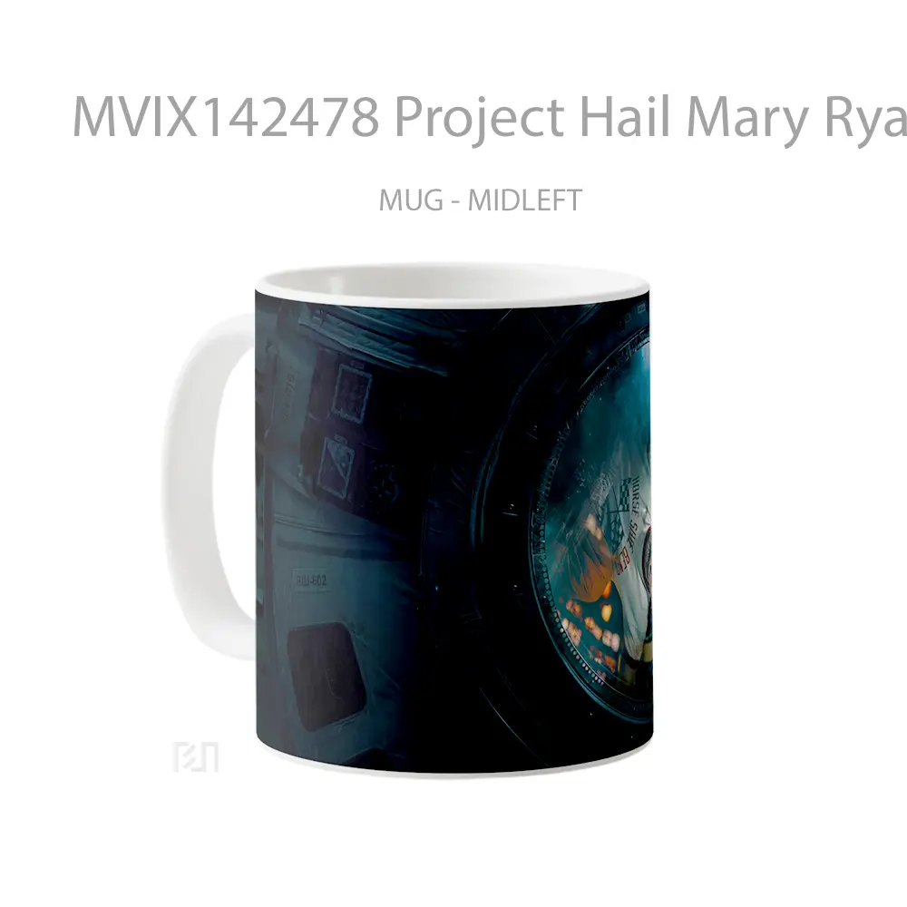 Mug Project Hail Mary Ryan Gosling Gelas Keramik Unik - All-side / Desain