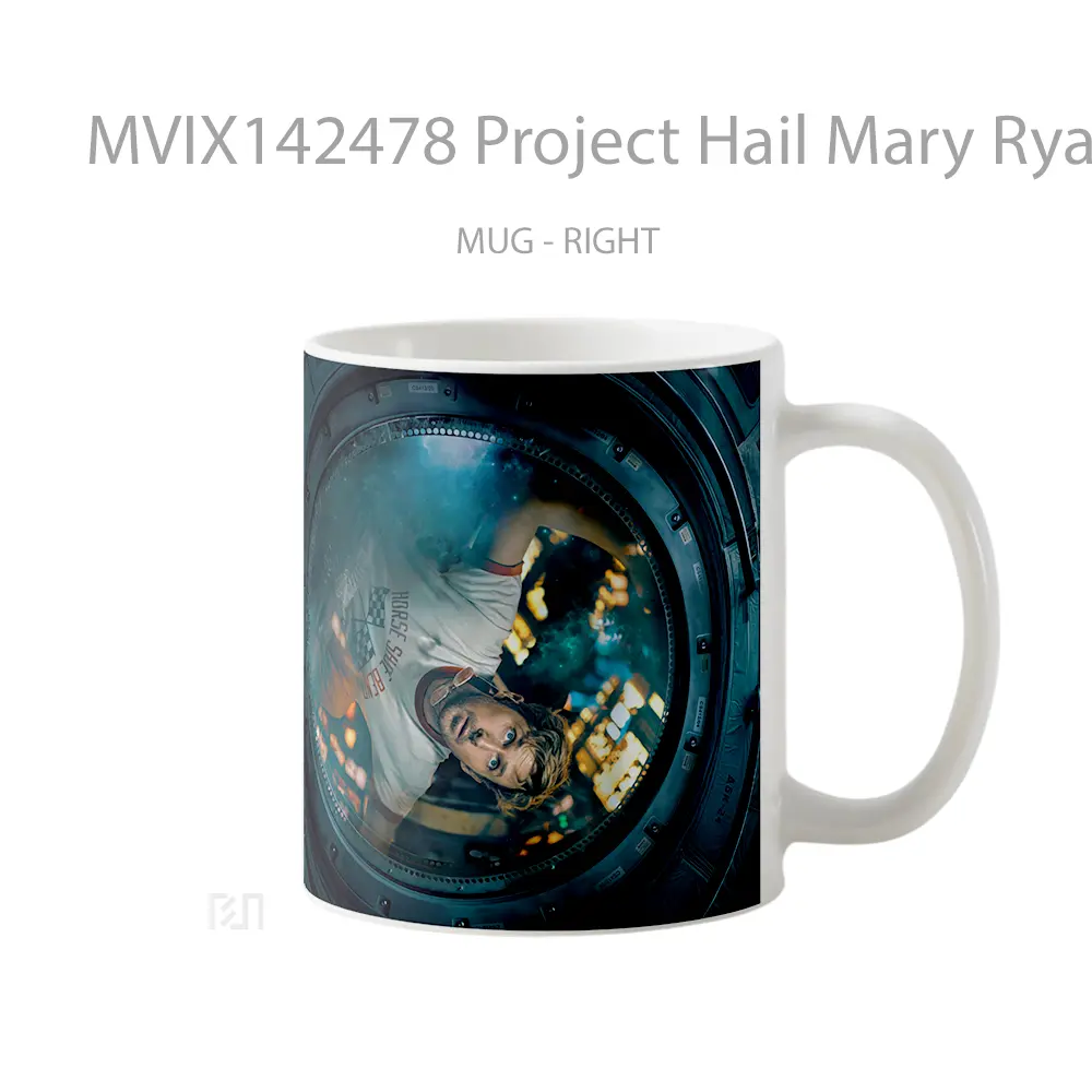 Mug Project Hail Mary Ryan Gosling Gelas Keramik Unik - All-side / Desain