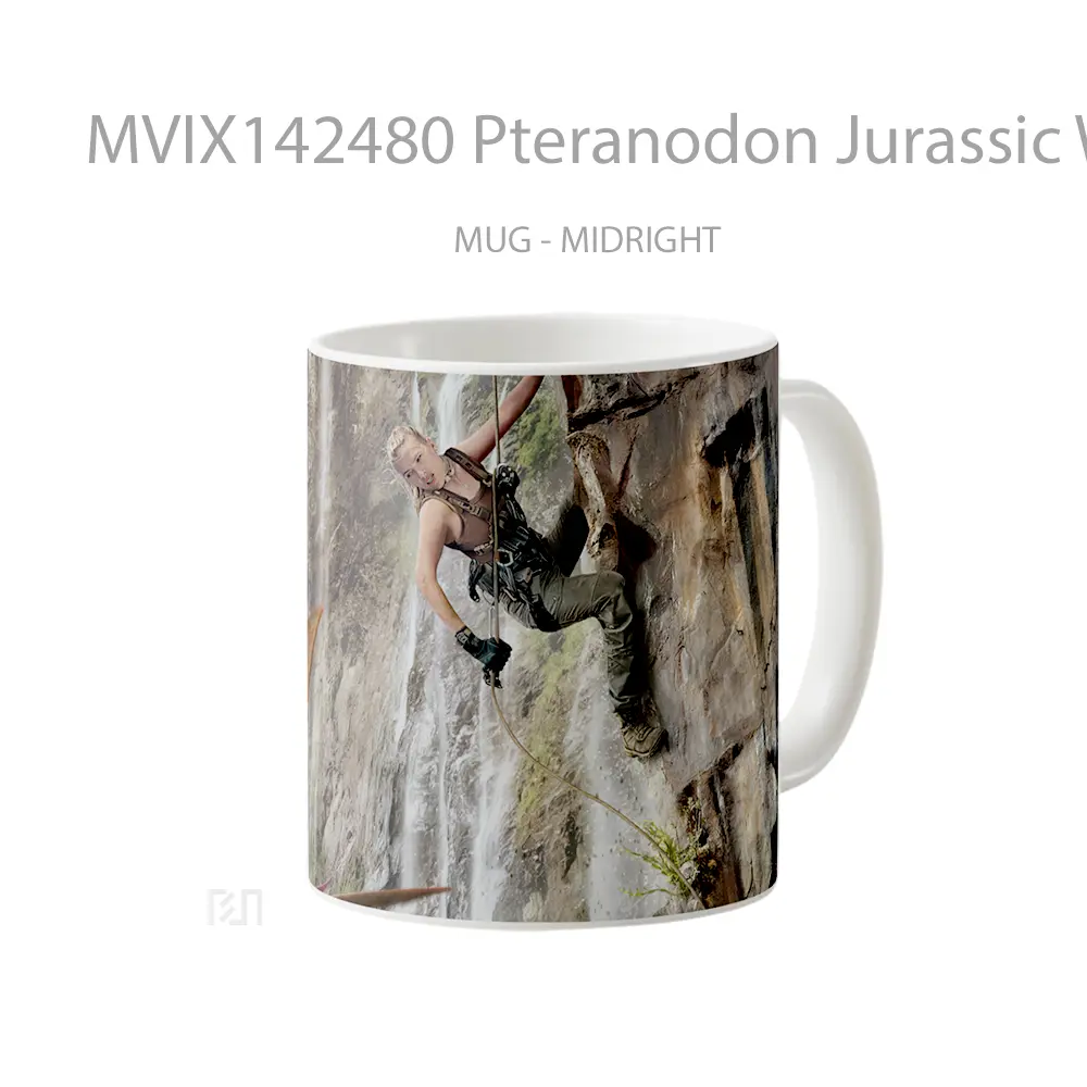 Mug Pteranodon Jurassic World Rebirth Gelas Keramik Unik - All-side / Desain