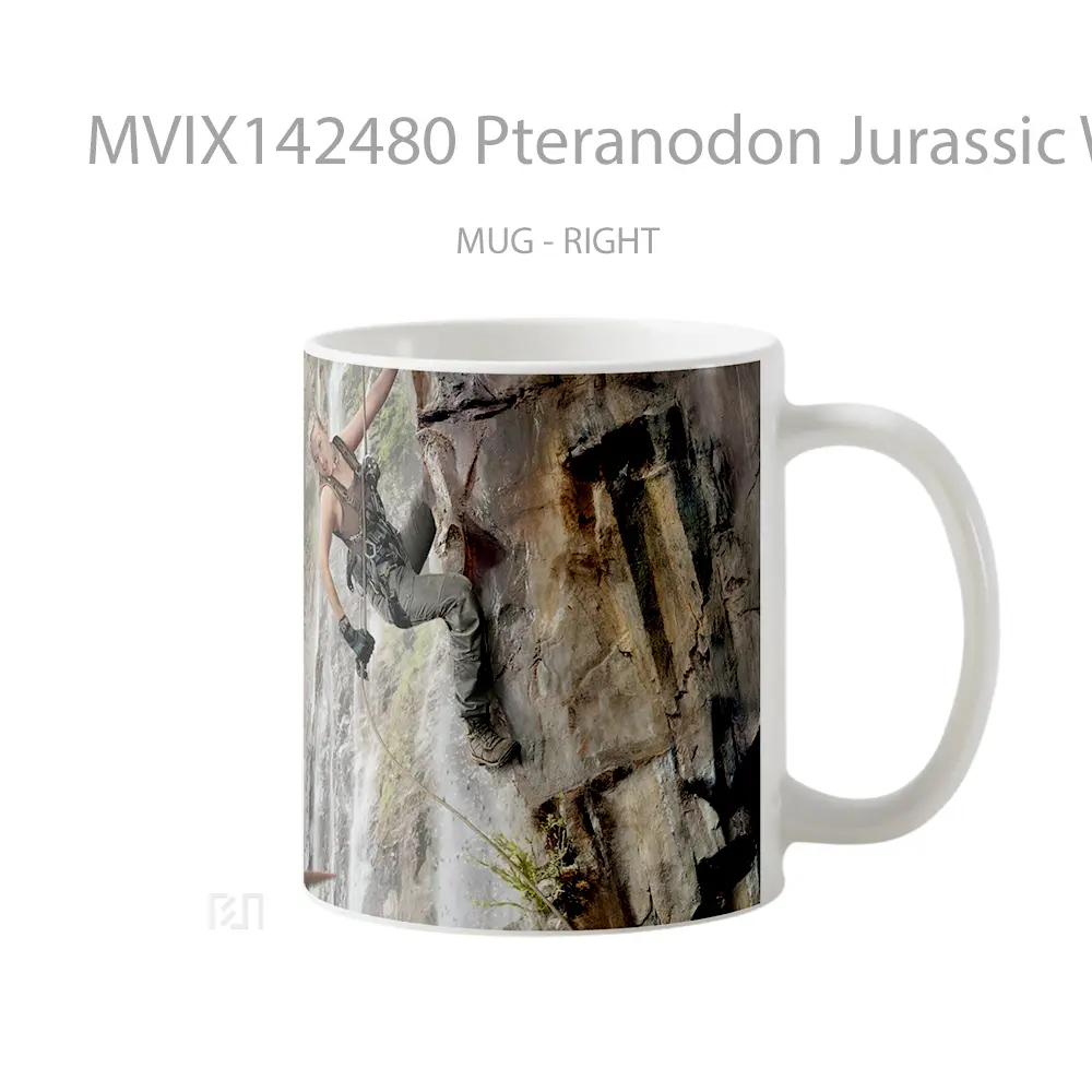 Mug Pteranodon Jurassic World Rebirth Gelas Keramik Unik - All-side / Desain