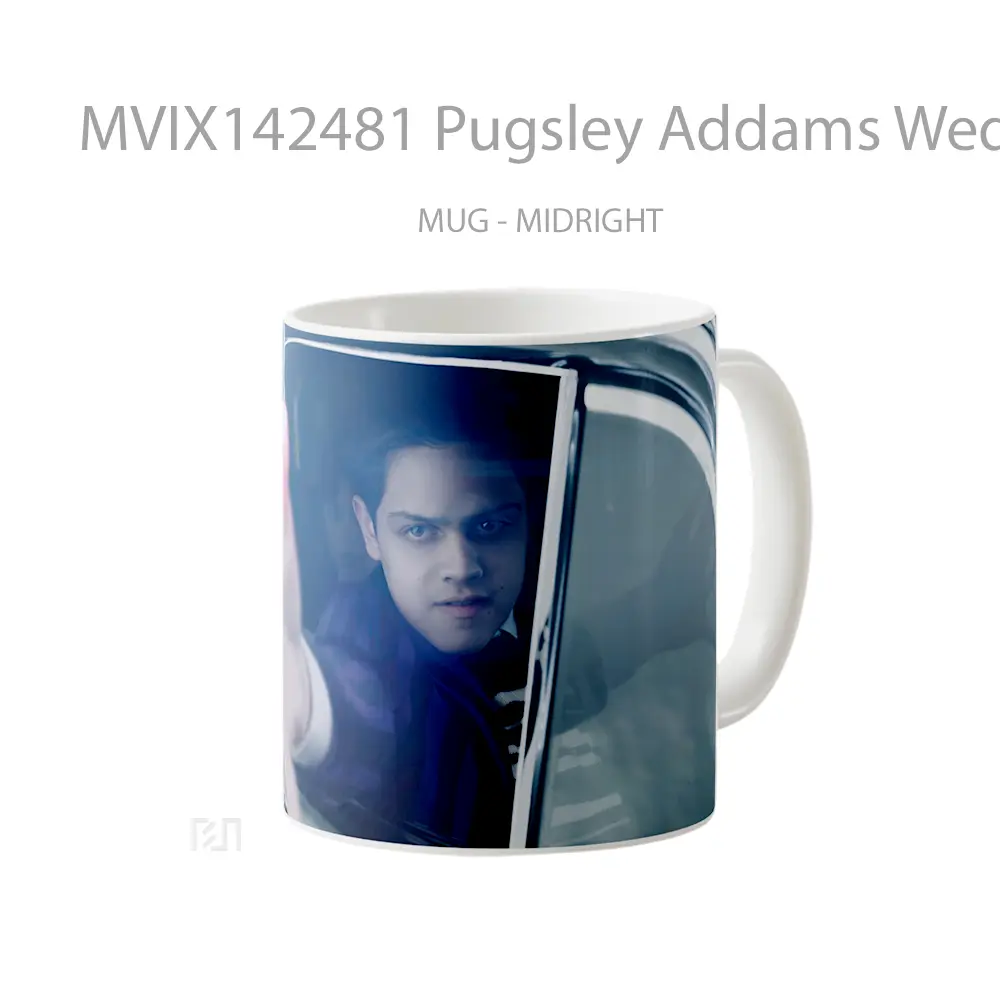 Mug Pugsley Addams Wednesday Season 2 Gelas Pemandangan Alam - All-side / Desain