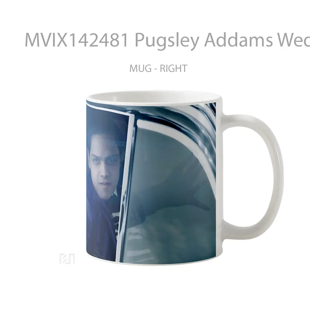 Mug Pugsley Addams Wednesday Season 2 Gelas Pemandangan Alam - All-side / Desain