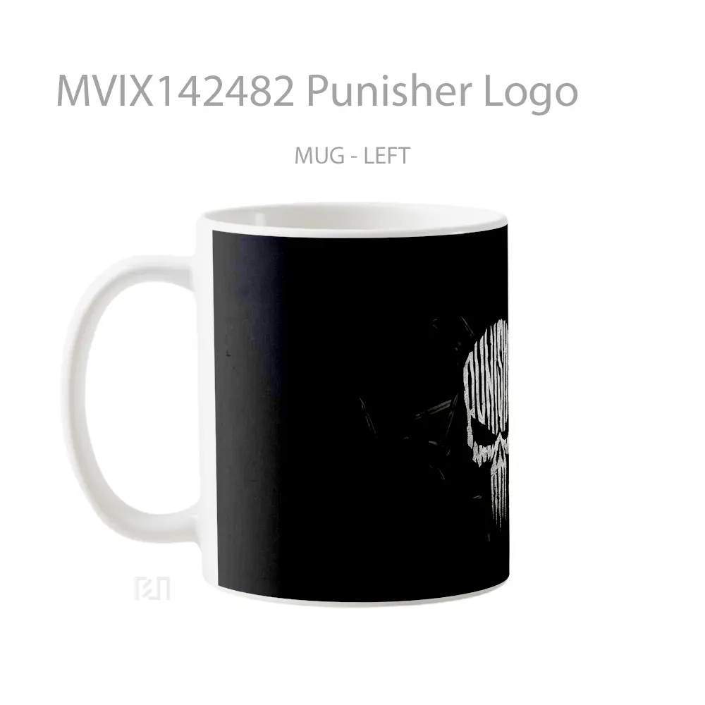 Mug Punisher Logo Gelas Keramik Unik - All-side / Desain
