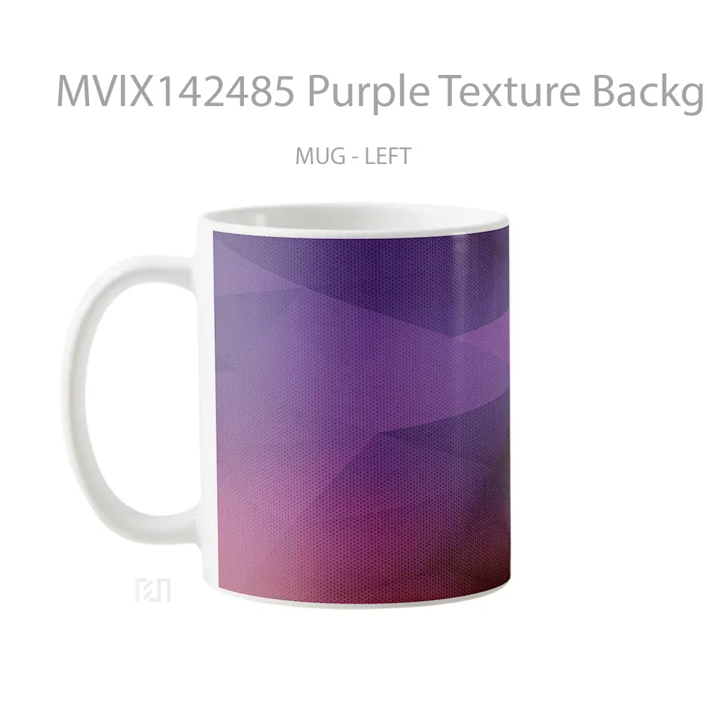 Mug Purple Texture Background Abstract Digital Art Gelas Keramik Unik - All-side / Desain