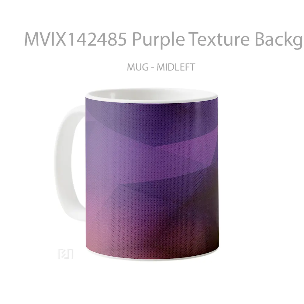 Mug Purple Texture Background Abstract Digital Art Gelas Keramik Unik - All-side / Desain