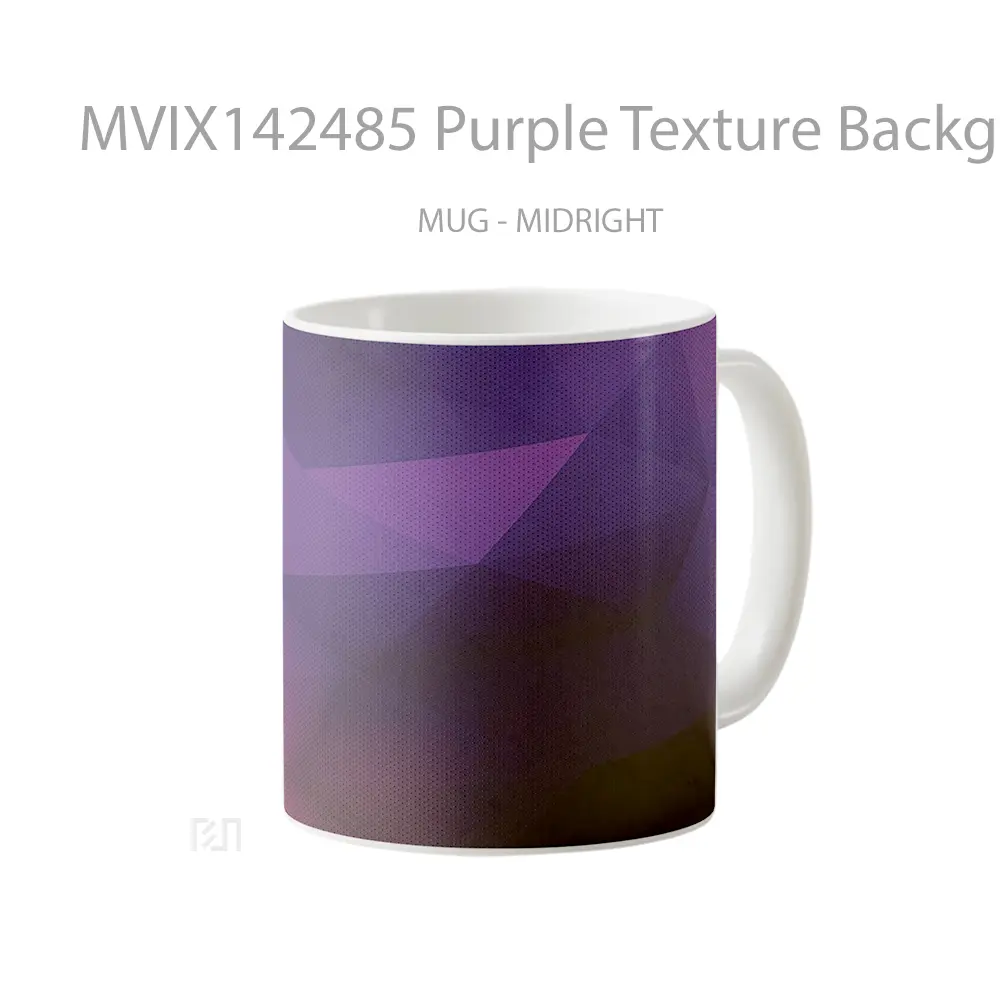 Mug Purple Texture Background Abstract Digital Art Gelas Keramik Unik - All-side / Desain