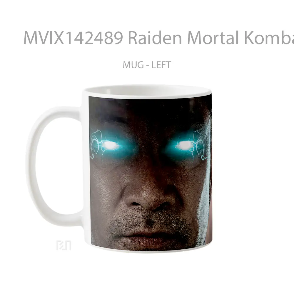Mug Raiden Mortal Kombat 2 Poster Gelas Keramik Unik - All-side / Desain