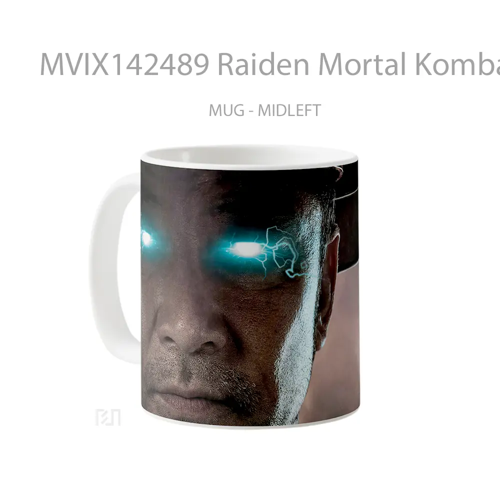Mug Raiden Mortal Kombat 2 Poster Gelas Keramik Unik - All-side / Desain
