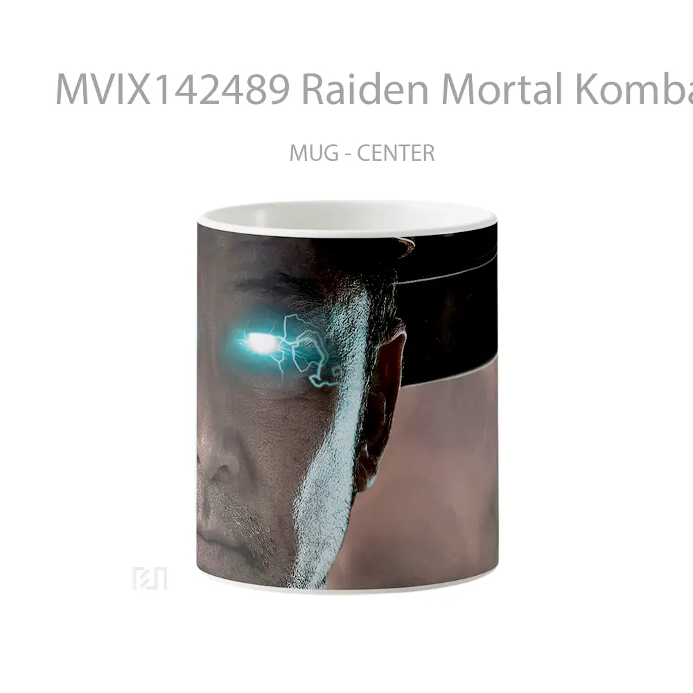 Mug Raiden Mortal Kombat 2 Poster Gelas Keramik Unik