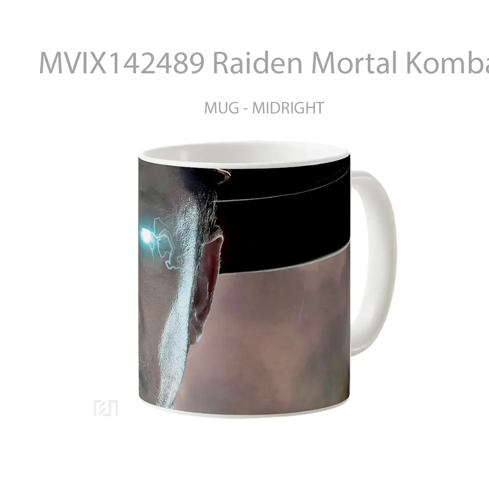 Mug Raiden Mortal Kombat 2 Poster Gelas Keramik Unik - All-side / Desain