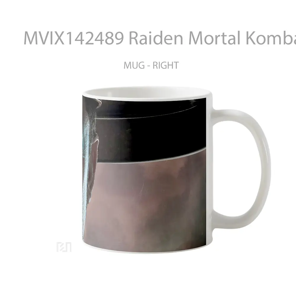 Mug Raiden Mortal Kombat 2 Poster Gelas Keramik Unik - All-side / Desain