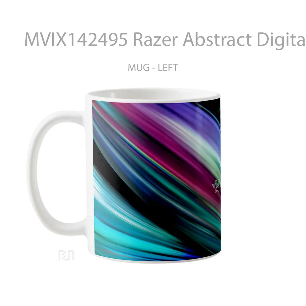 Mug Razer Abstract Digital Art Gelas Keramik Unik - All-side / Desain