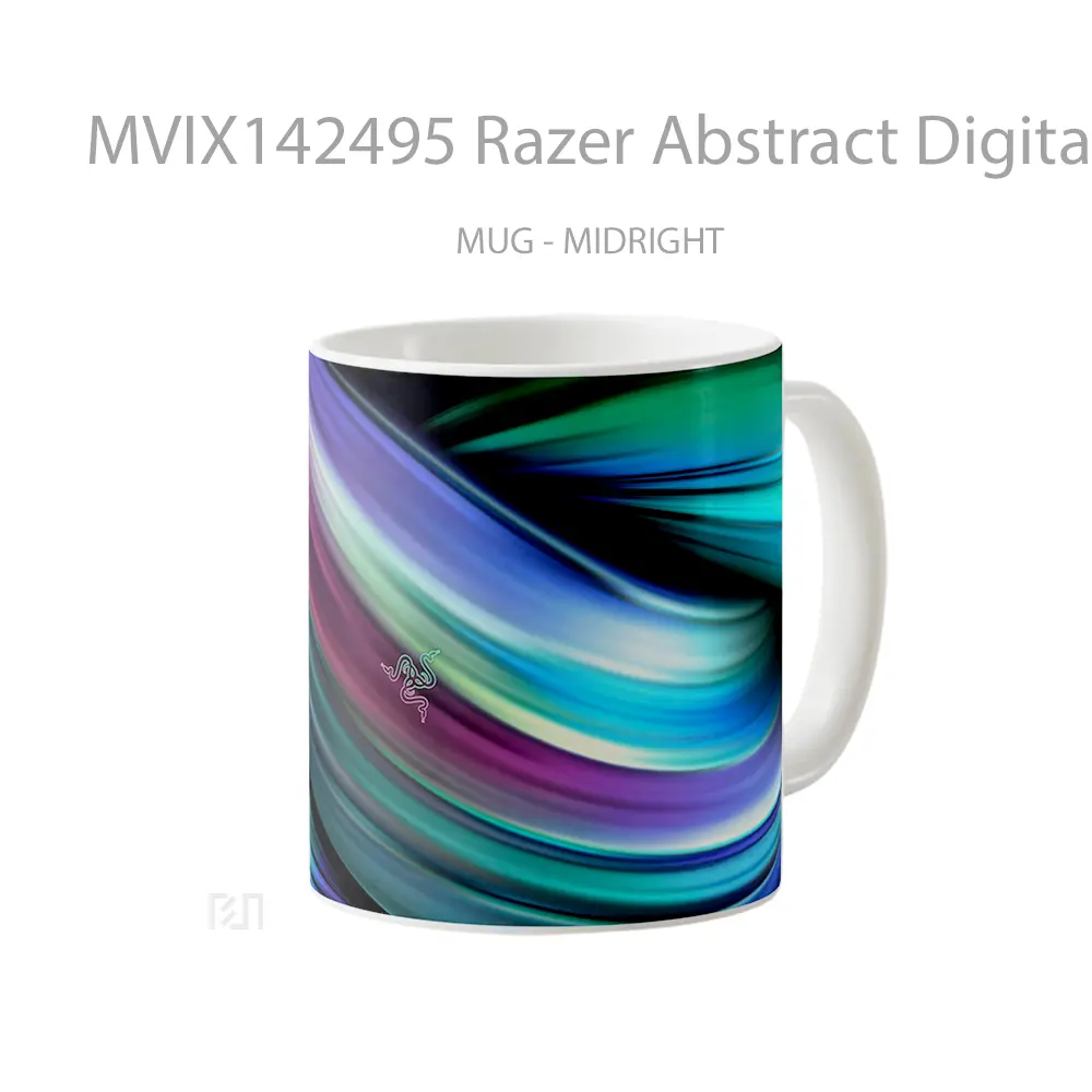Mug Razer Abstract Digital Art Gelas Keramik Unik - All-side / Desain