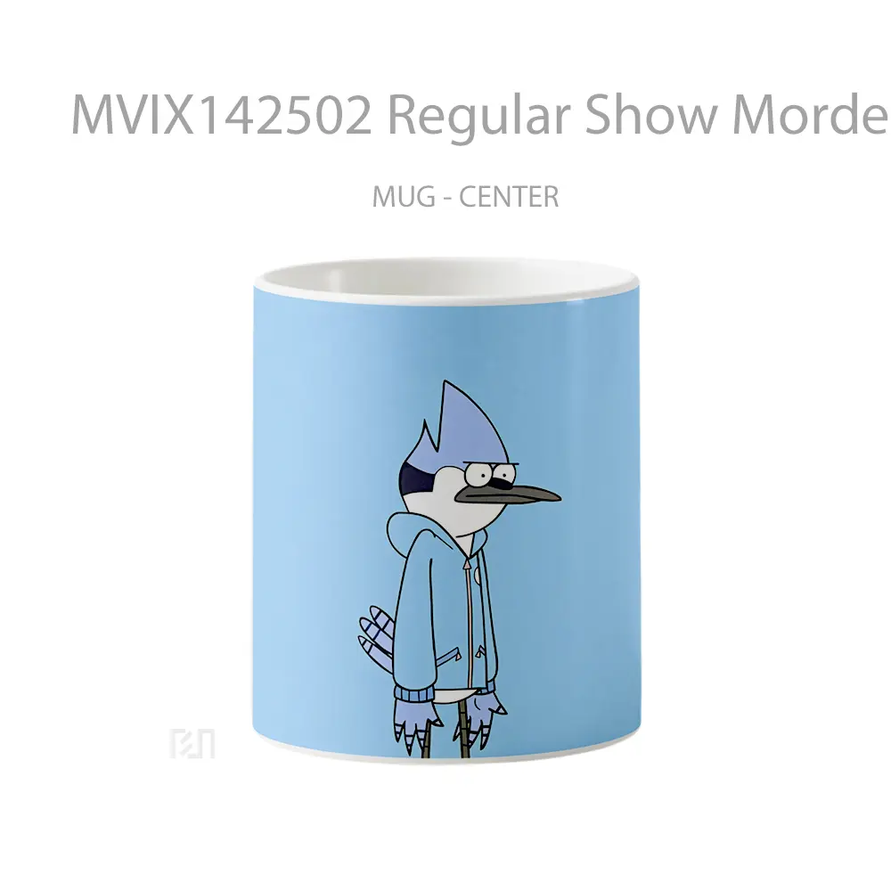 Mug Keramik Premium SNI - Mug Regular Show Mordeca Gelas Keramik Unik