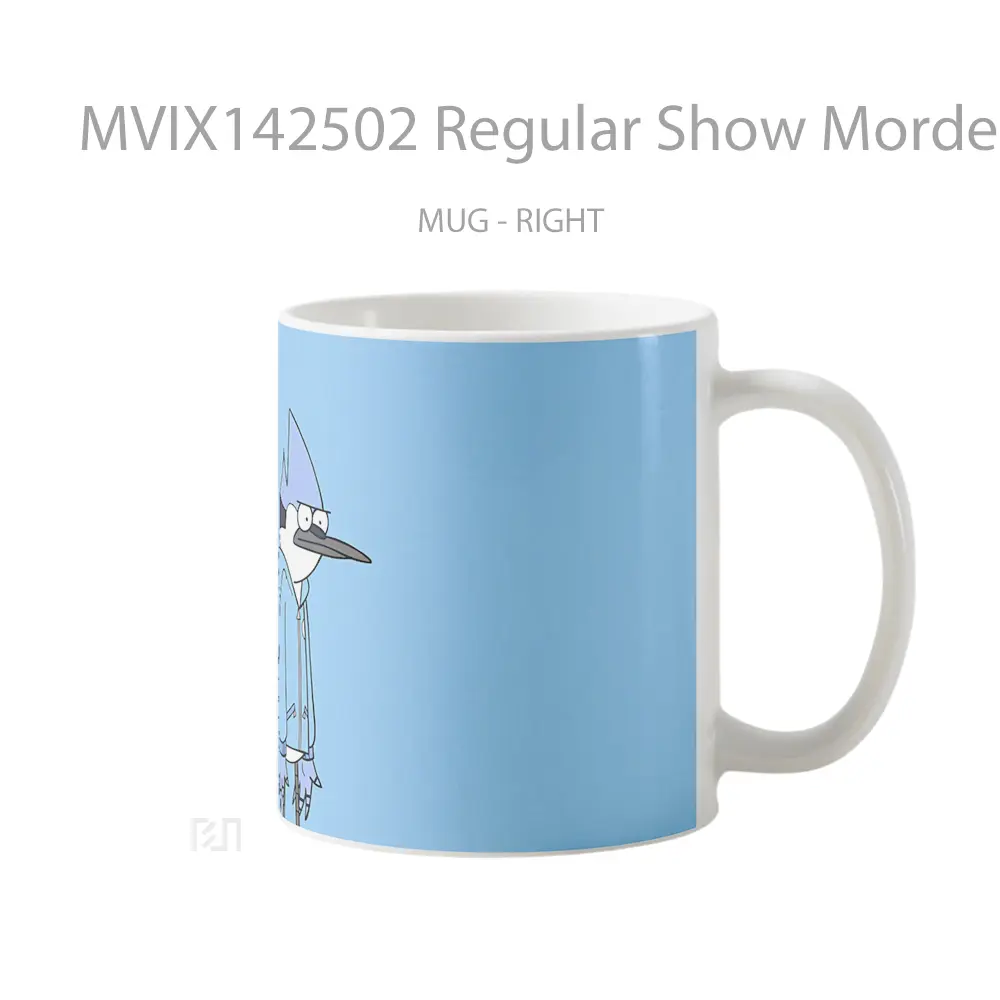 Mug Regular Show Mordeca Gelas Keramik Unik - All-side / Desain