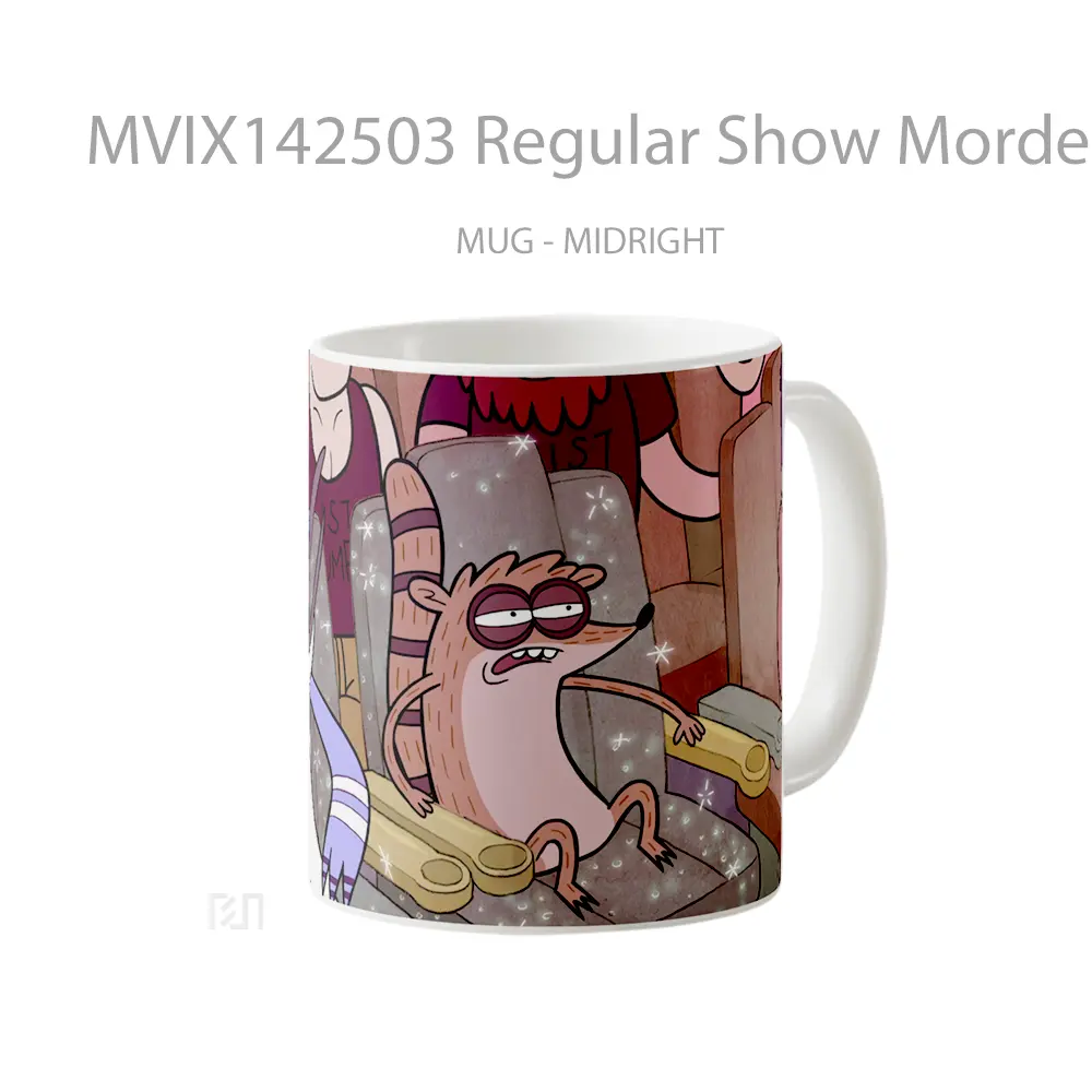 Mug Regular Show Mordecai Rigb Gelas Keramik Unik - All-side / Desain