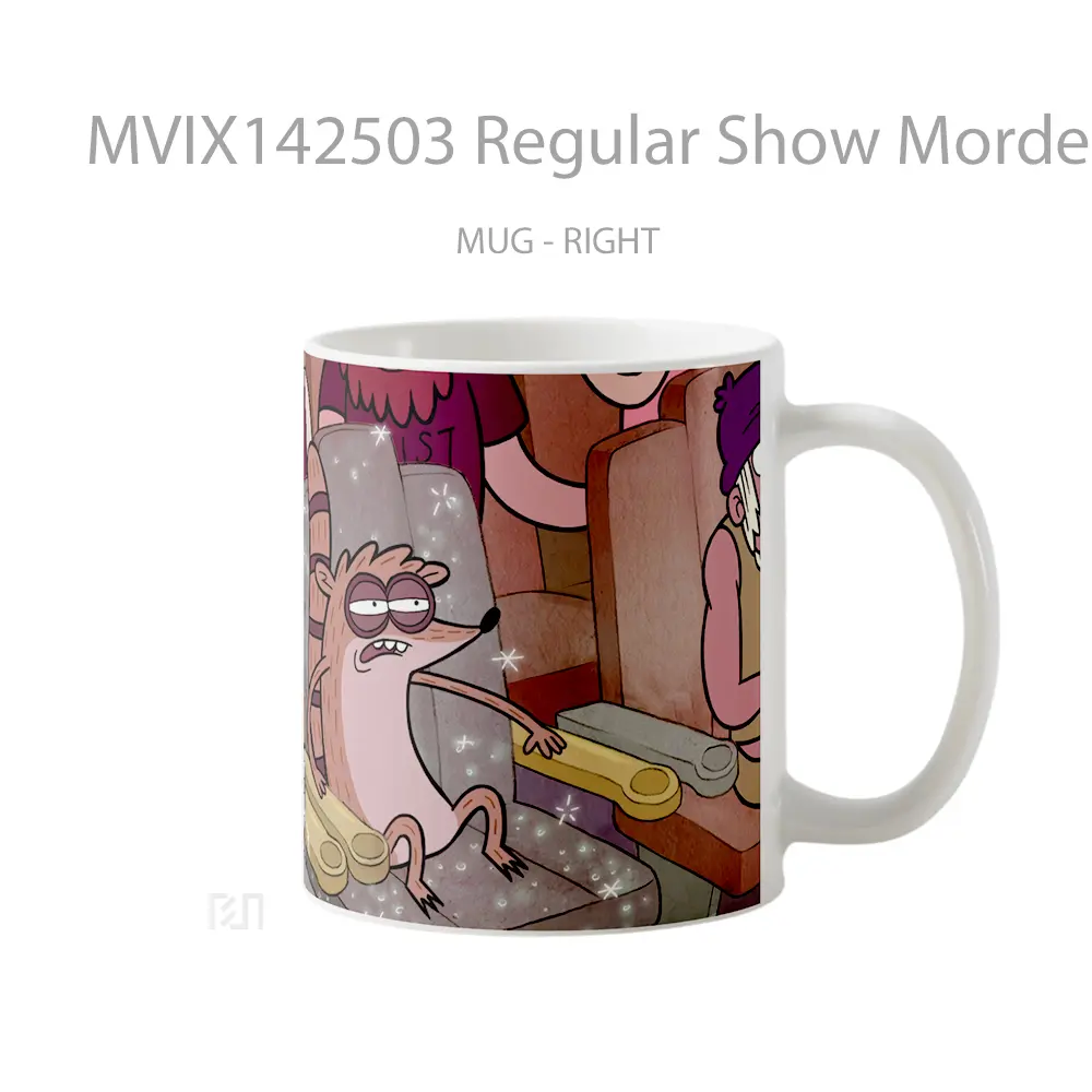 Mug Regular Show Mordecai Rigb Gelas Keramik Unik - All-side / Desain
