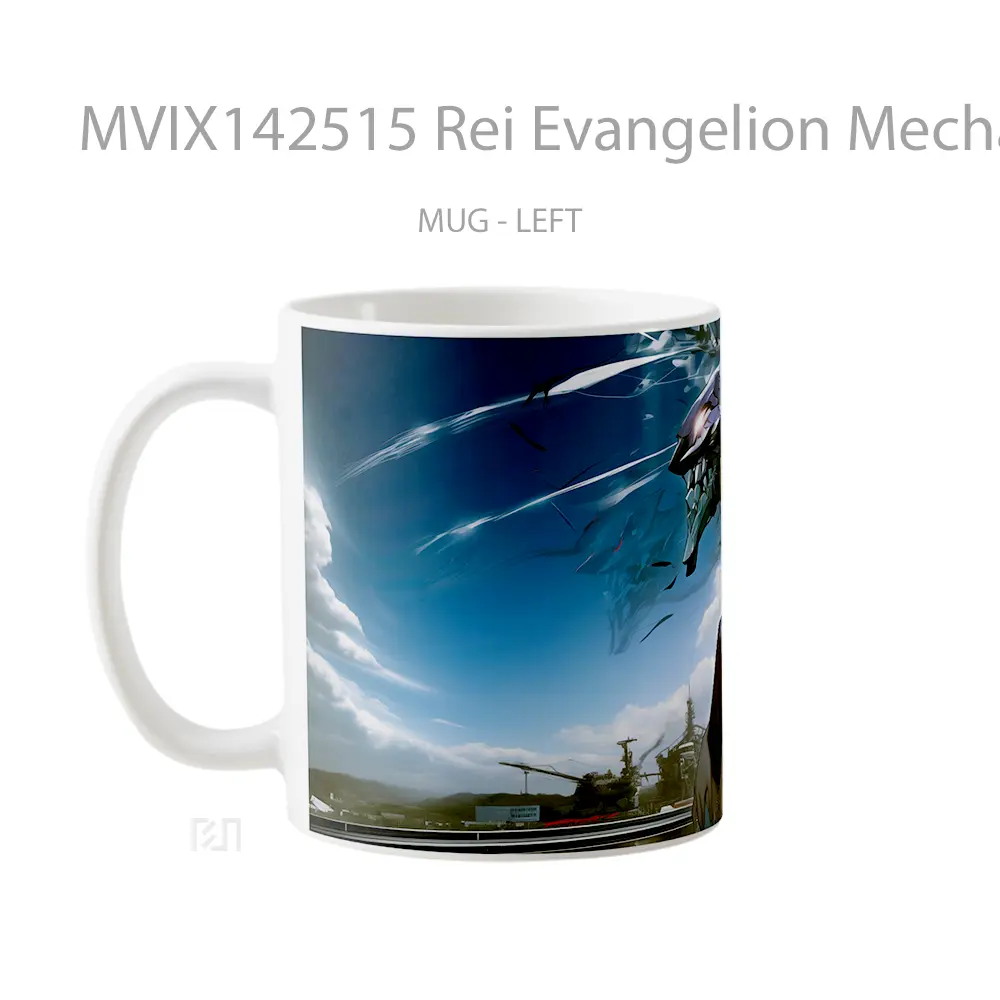 Mug Rei Evangelion Mecha Gelas Hewan Lucu - All-side / Desain