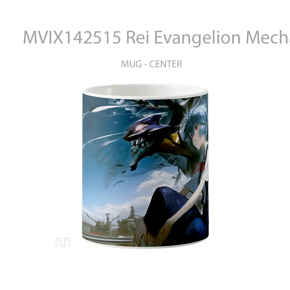 Mug Rei Evangelion Mecha Gelas Hewan Lucu