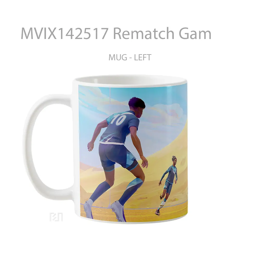 Mug Rematch Gam Gelas Keramik Unik - All-side / Desain