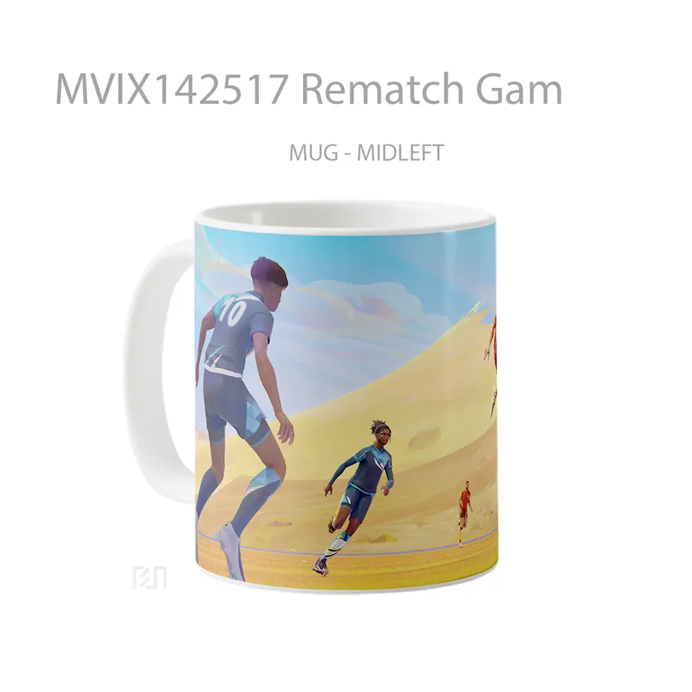 Mug Rematch Gam Gelas Keramik Unik - All-side / Desain