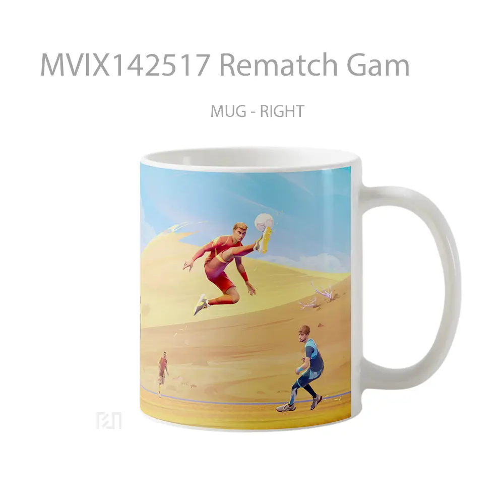Mug Rematch Gam Gelas Keramik Unik - All-side / Desain
