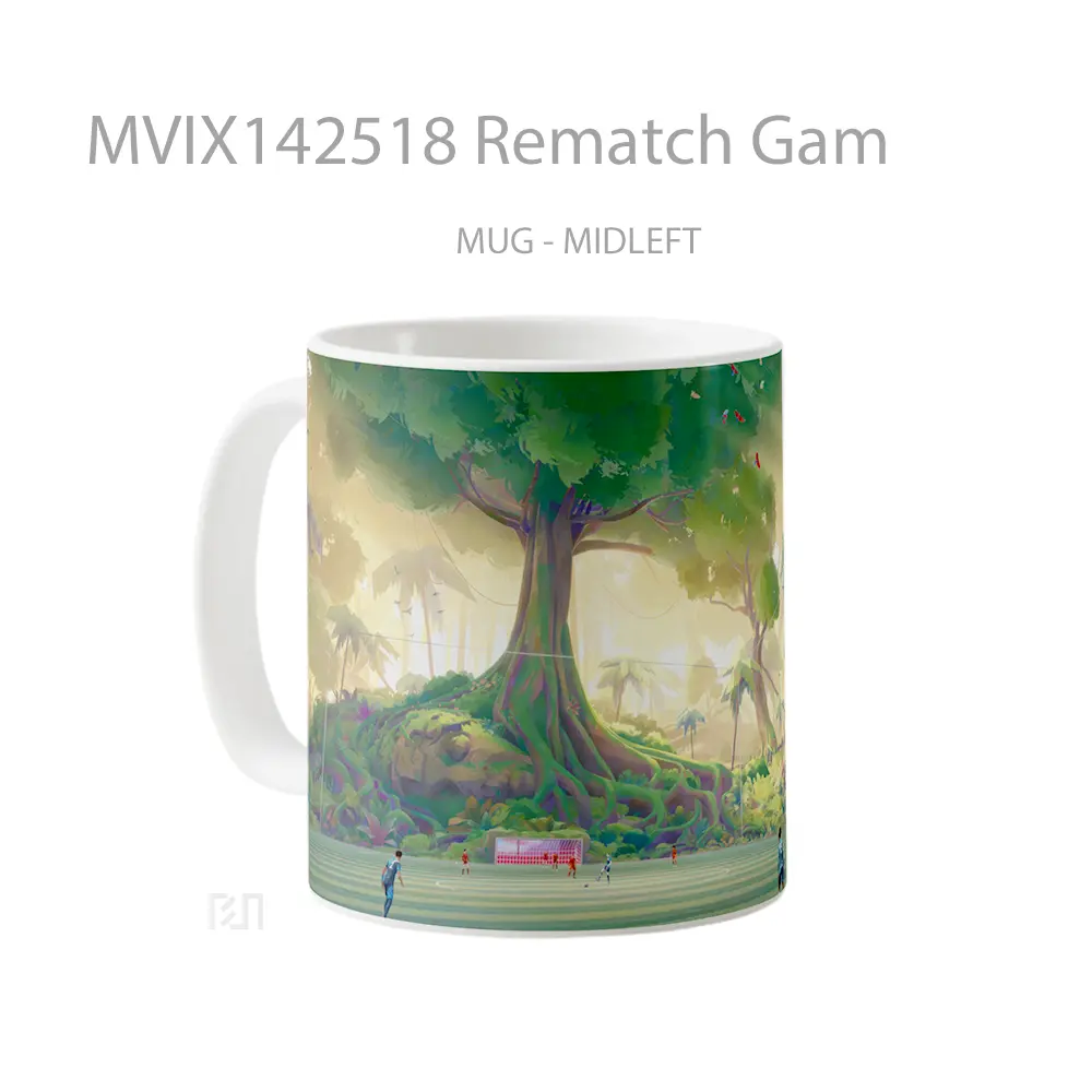 Mug Rematch Gam Gelas Keramik Unik - All-side / Desain
