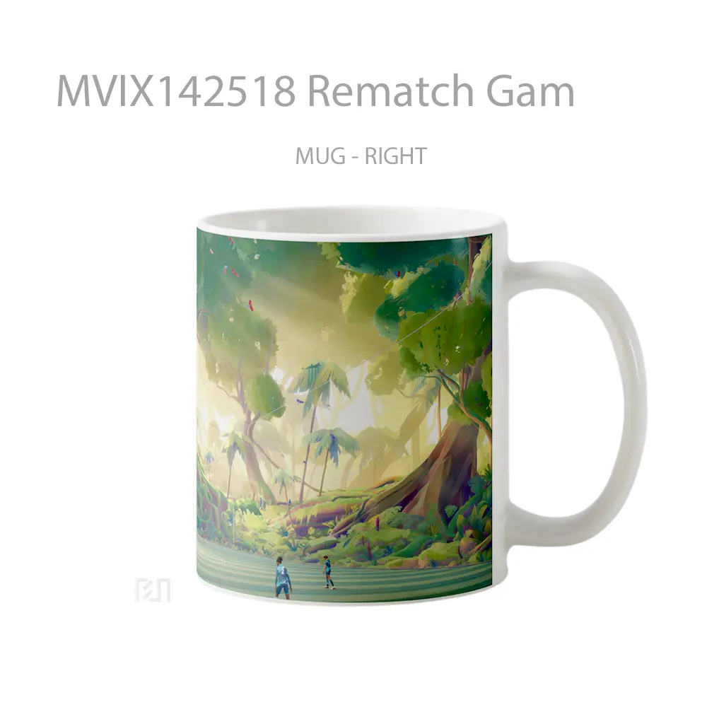 Mug Rematch Gam Gelas Keramik Unik - All-side / Desain