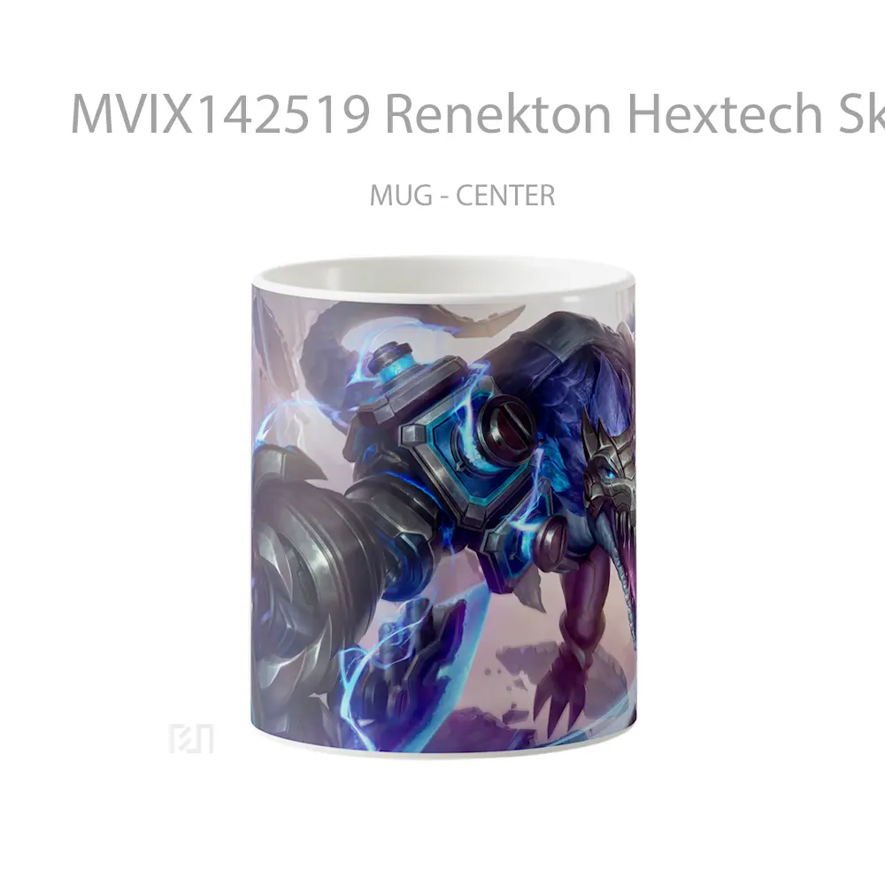 Mug Renekton Hextech Skin Lol Wild Rift Splash Art Cangkir Gamer