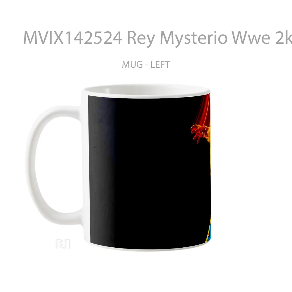 Mug Rey Mysterio Wwe 2K22 Gelas Keramik Unik - All-side / Desain