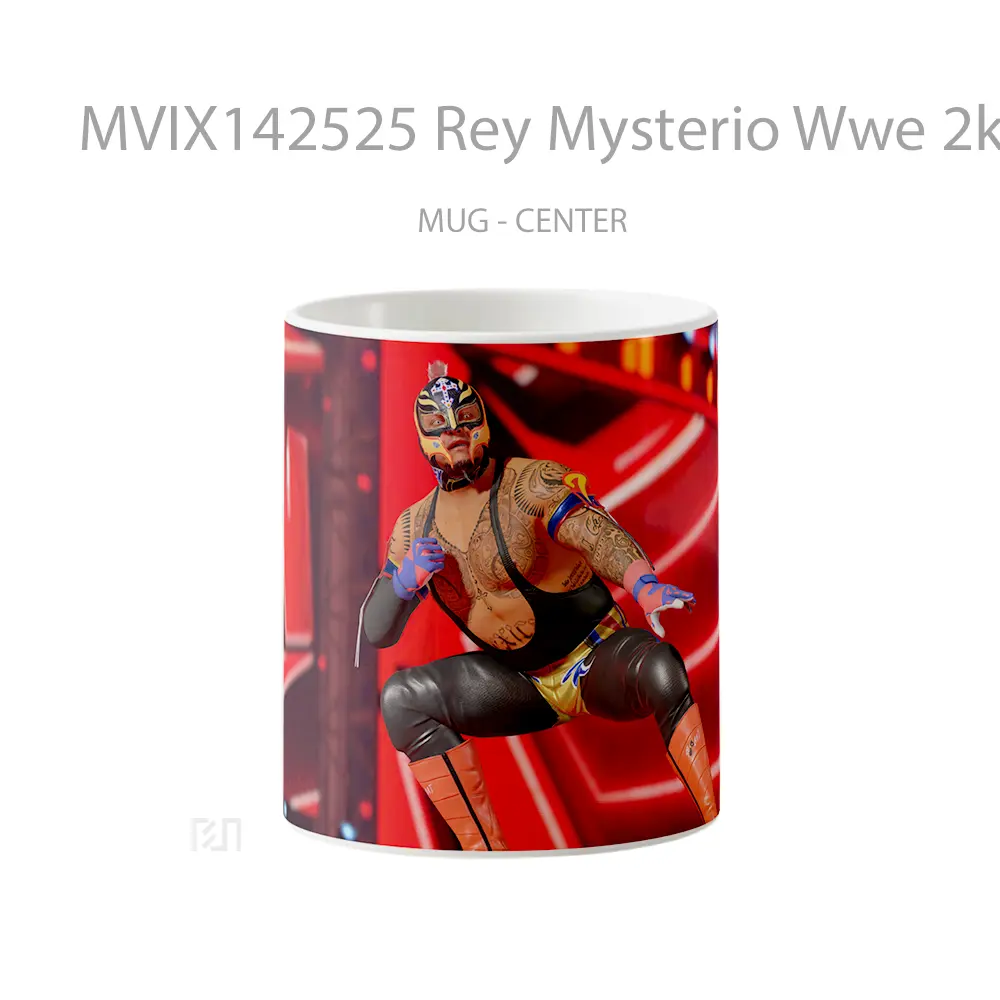 Mug Rey Mysterio Wwe 2K22 Gelas Keramik Unik