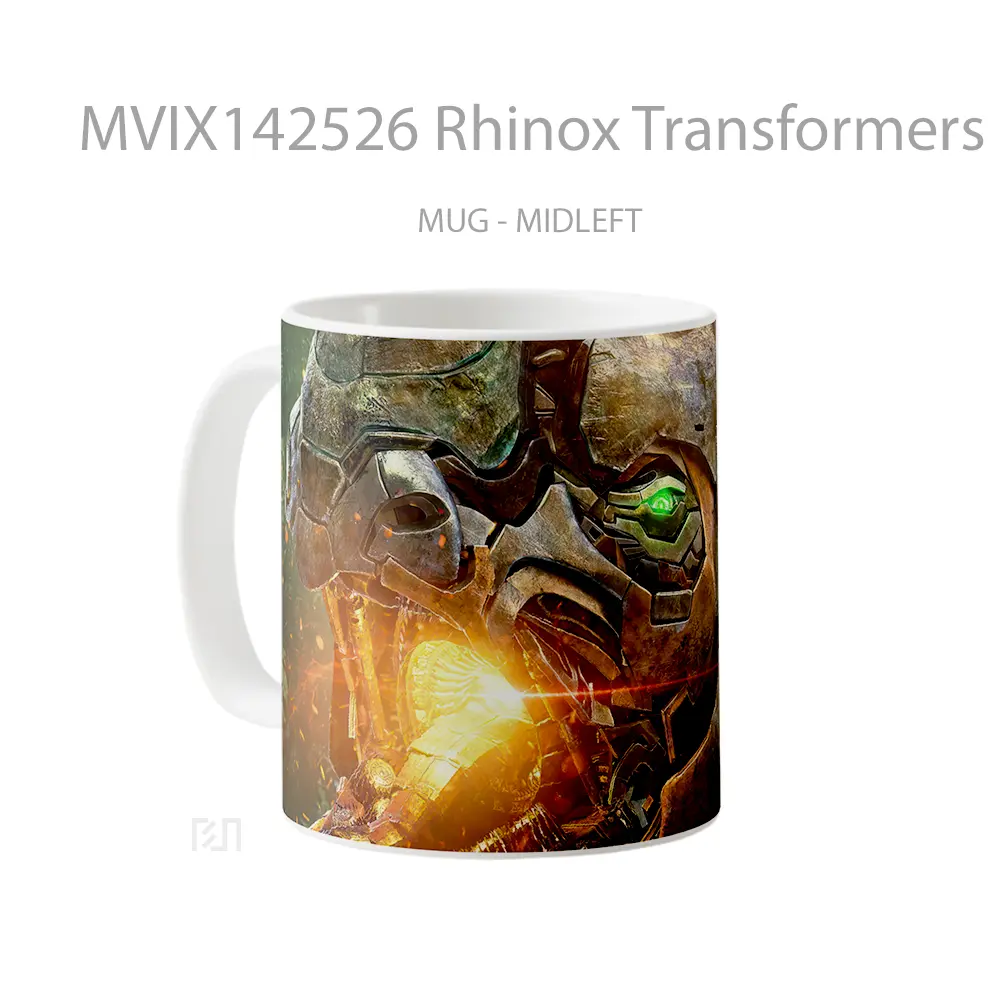 Mug Rhinox Transformers Rise Of The Beasts Gelas Keramik Unik - All-side / Desain