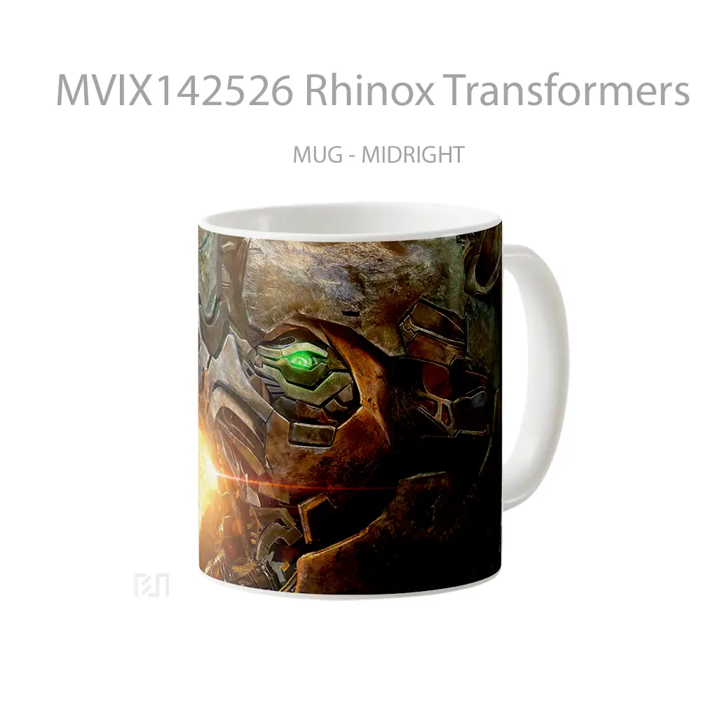 Mug Rhinox Transformers Rise Of The Beasts Gelas Keramik Unik - All-side / Desain