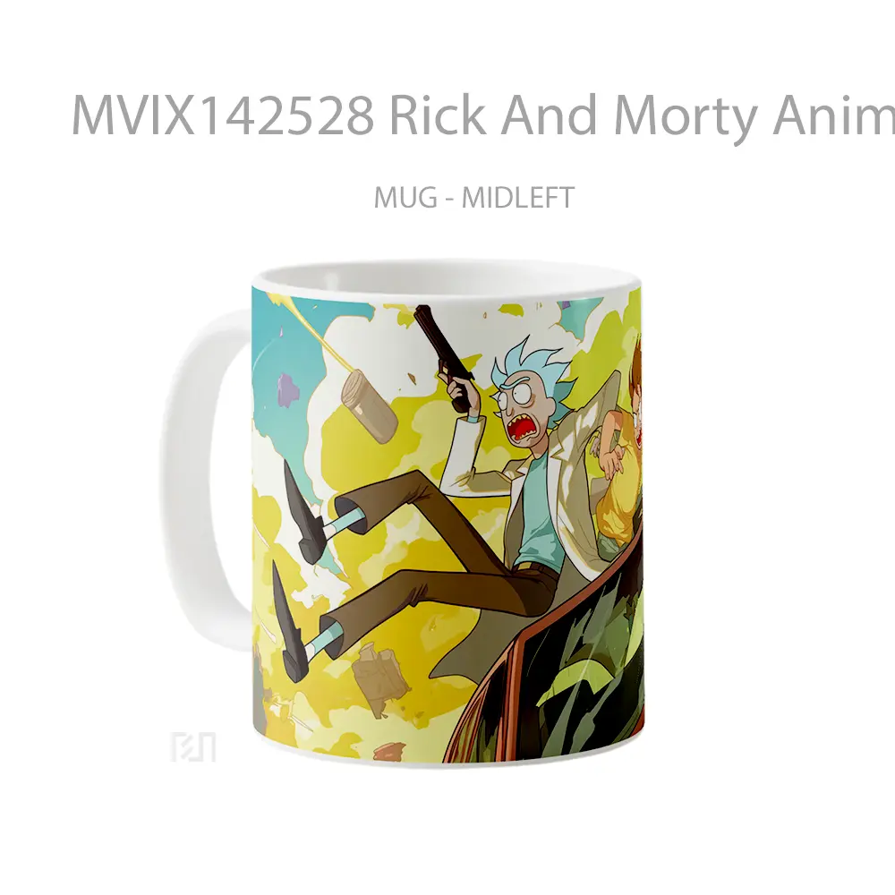 Mug Rick And Morty Anime Cangkir Anime - All-side / Desain