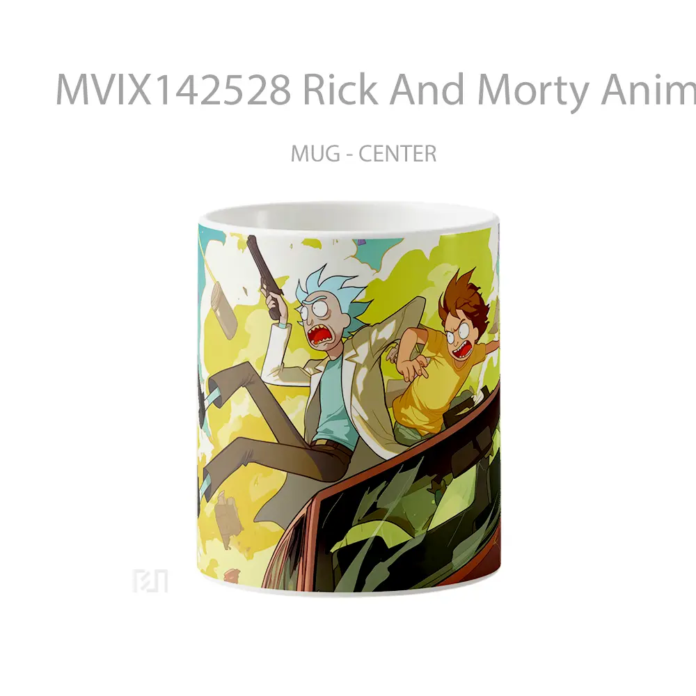 Mug Rick And Morty Anime Cangkir Anime
