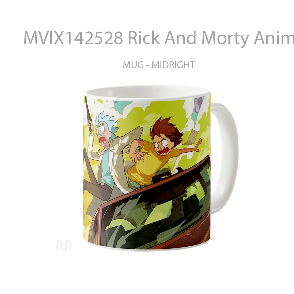 Mug Rick And Morty Anime Cangkir Anime - All-side / Desain
