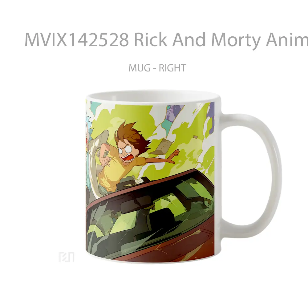 Mug Rick And Morty Anime Cangkir Anime - All-side / Desain